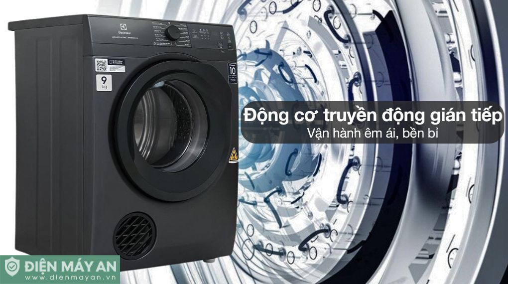 Máy Sấy Thông Hơi Electrolux UltimateCare 9 Kg EDS904N3SC